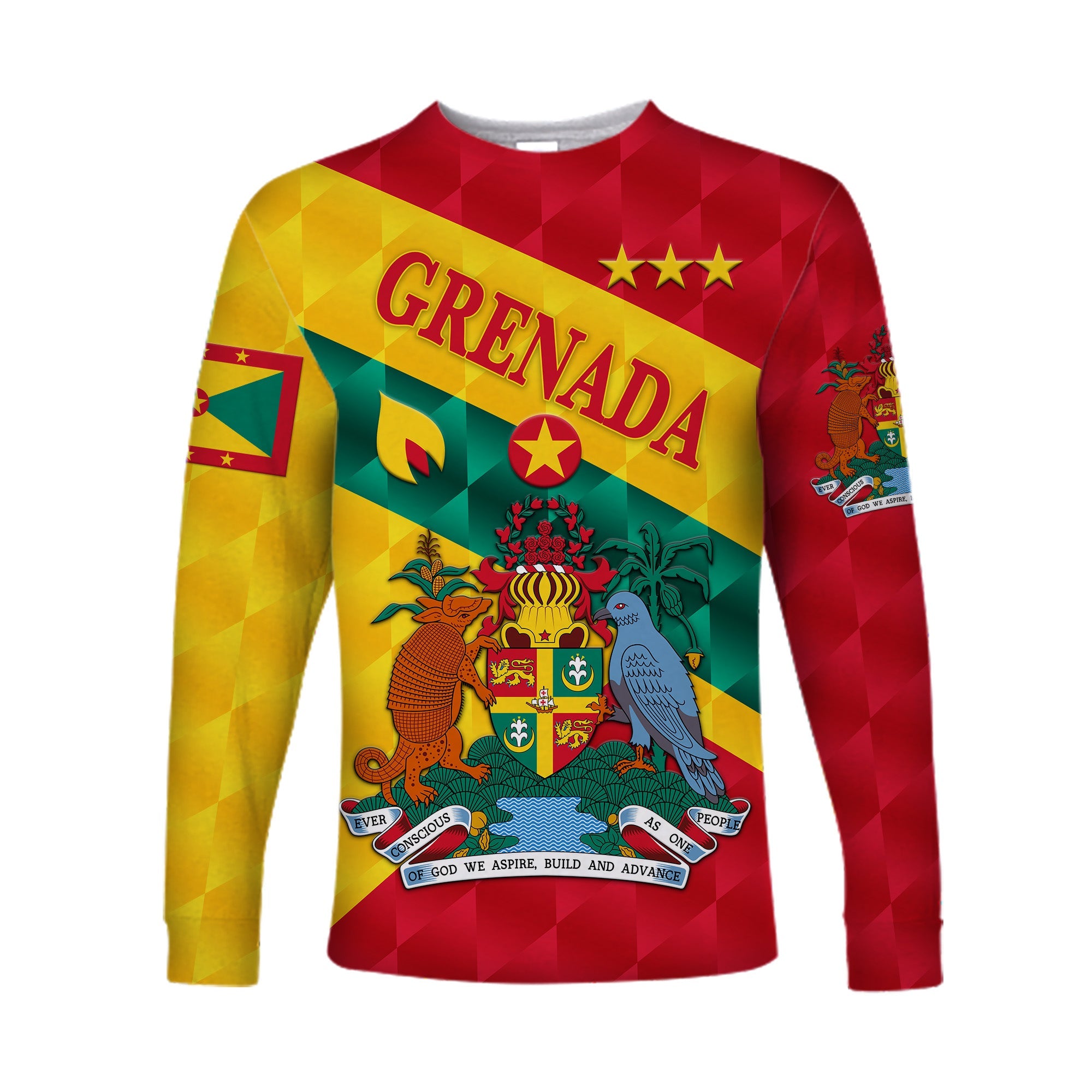 Grenada Long Sleeve Shirt Sporty Style LT8 - Wonder Print Shop