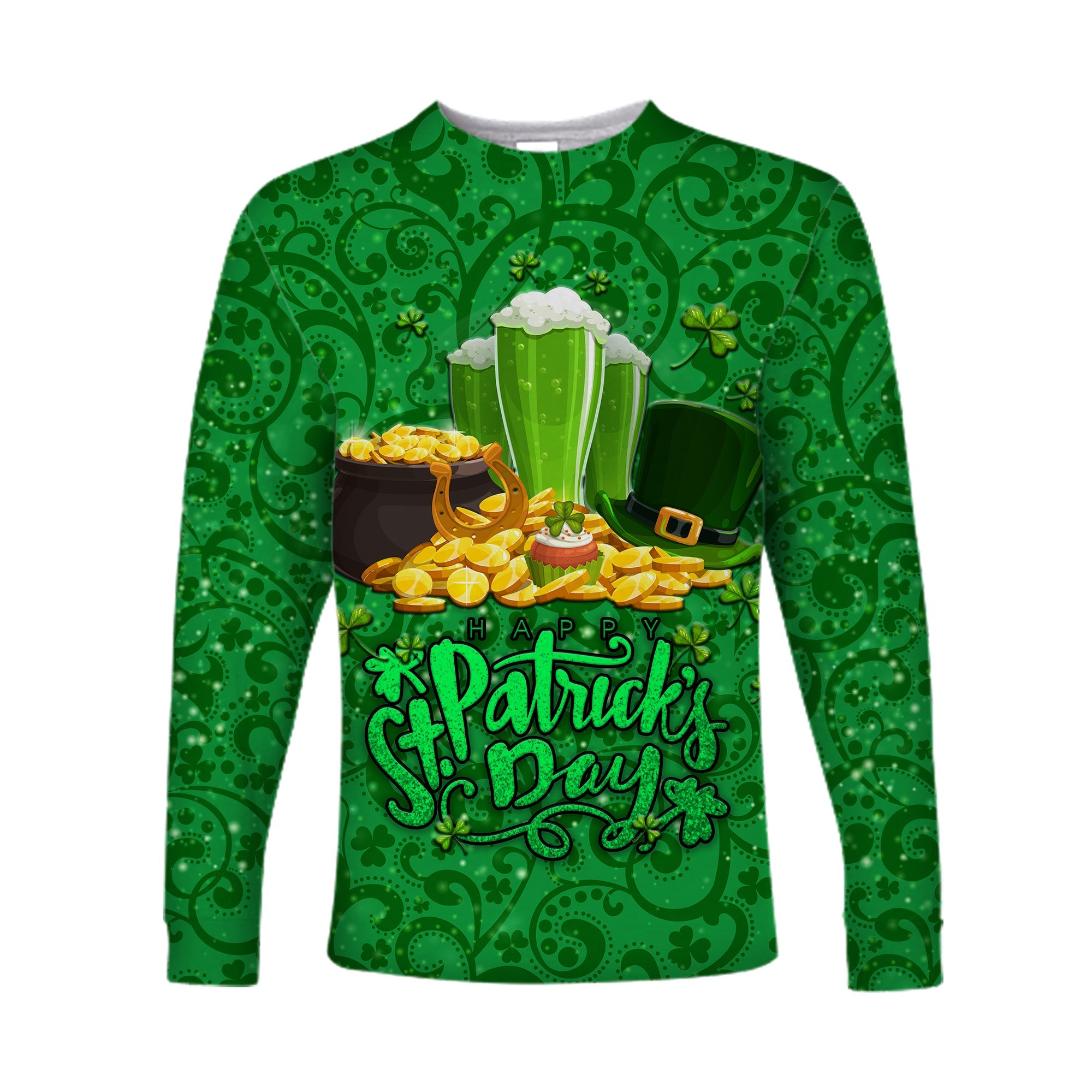 custom-personalised-ireland-happy-saint-patricks-day-long-sleeve-shirt-with-shamrock