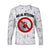 El Salvador Long Sleeve Shirt No Al Bitcoin Art Style - White LT8 - Wonder Print Shop