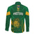 South Africa Cricket Long Sleeve Button Shirt Proteas Champion LT13 - Wonder Print Shop