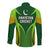 Pakistan Cricket Long Sleeve Button Shirt Green Shaheens Champion LT13 - Wonder Print Shop