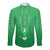 (Custom Personalised) Philippines Long Sleeve Button Shirt Sun Filipino Green Barong LT13 - Wonder Print Shop