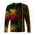 (Custom Personalised) Ethiopia Lion Reggae Long Sleeve Shirt Ethiopian Cross LT13 - Wonder Print Shop