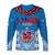 Toa Samoa Rugby Long Sleeve Shirt Manu Siva Tau Style Ulafala LT13 - Wonder Print Shop