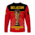 Belgium Football 2022 Long Sleeve Shirt De Rode Duivels Sporty Style - Wonder Print Shop