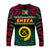 Shefa Province Long Sleeve Shirt Vanuatu Pig Tusk Polynesian Flag Style - Wonder Print Shop