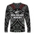 New Zealand Silver Fern Rugby Long Sleeve Shirt All Black NZ Maori Pattern LT13 - Wonder Print Shop