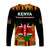 Kenya Long Sleeve Shirt Happy Jamhuri Day Kenyan Pattern - Wonder Print Shop