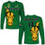 (Custom Text And Number) South Africa Rugby Long Sleeve Shirt Bokke Springbok With African Pattern Stronger Together - Wonder Print Shop