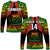 Custom Text And Number Samoa Rugby Long Sleeve Shirt Teuila Torch Ginger Gradient Style - Wonder Print Shop