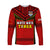 Custom Text And Number Tonga Rugby Long Sleeve Shirt Mate Maa Tonga Pacific Ngatu Black - Wonder Print Shop