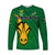 (Custom Text And Number) South Africa Rugby Long Sleeve Shirt Bokke Springbok With African Pattern Stronger Together - Wonder Print Shop