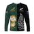 South Africa Protea and New Zealand Fern Long Sleeve Shirt Rugby Go Springboks vs All Black LT13 - Wonder Print Shop