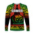 Custom Text And Number Samoa Rugby Long Sleeve Shirt Teuila Torch Ginger Gradient Style - Wonder Print Shop