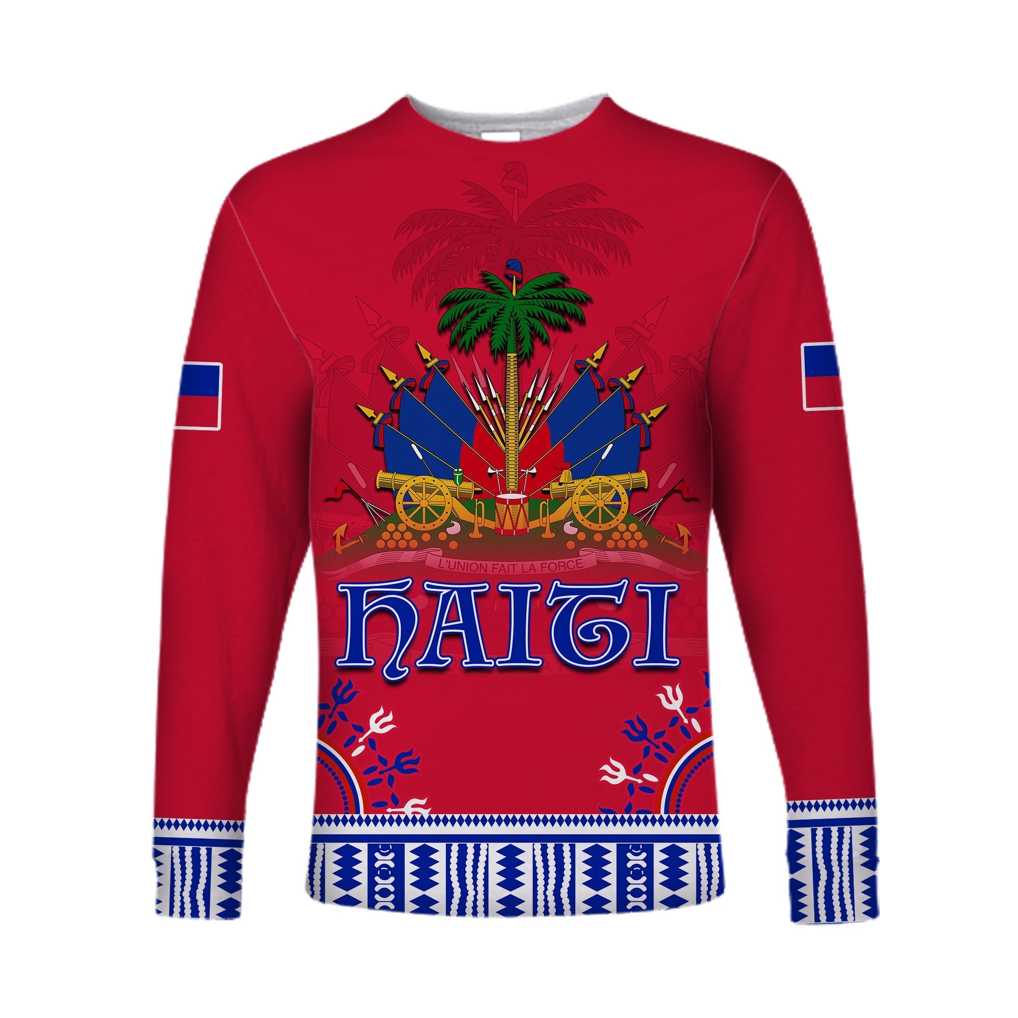 Haiti Long Sleeve Shirt Dashiki Style Gorgeous LT13 - Wonder Print Shop