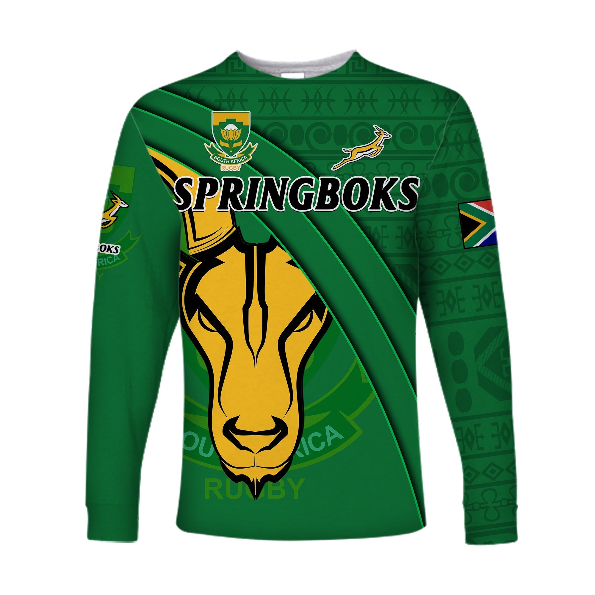 south-africa-rugby-long-sleeve-shirt-bokke-springbok-with-african-pattern-stronger-together