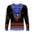 (Custom Personalised) Cameroon Long Sleeve Shirt Atoghu Pattern Black Style - Wonder Print Shop