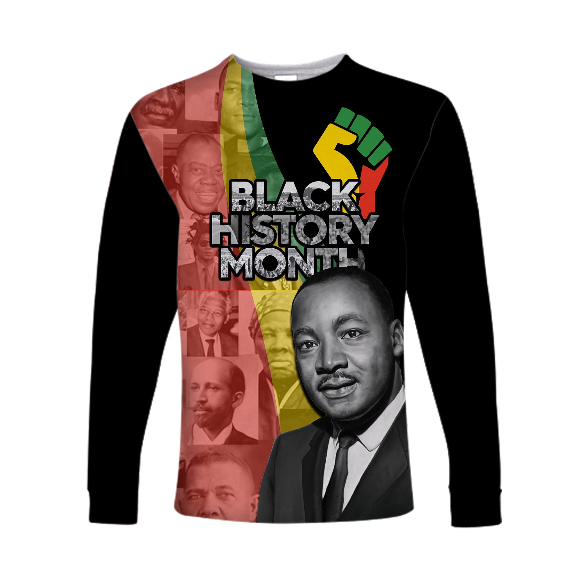 civil-rights-leaders-long-sleeve-shirt-african-american-black-history-month