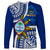 (Custom Personalised) Guam and Philippines Long Sleeve Shirt Guaman Filipinas Together Blue - Wonder Print Shop