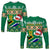 (Custom Personalised) South Africa Christmas Long Sleeve Shirt King Protea Geseende Kersfees - Wonder Print Shop