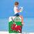 Wales Football Luggage Cover Come On Welsh Dragons With Celtic Knot Pattern - Wonder Print Shop