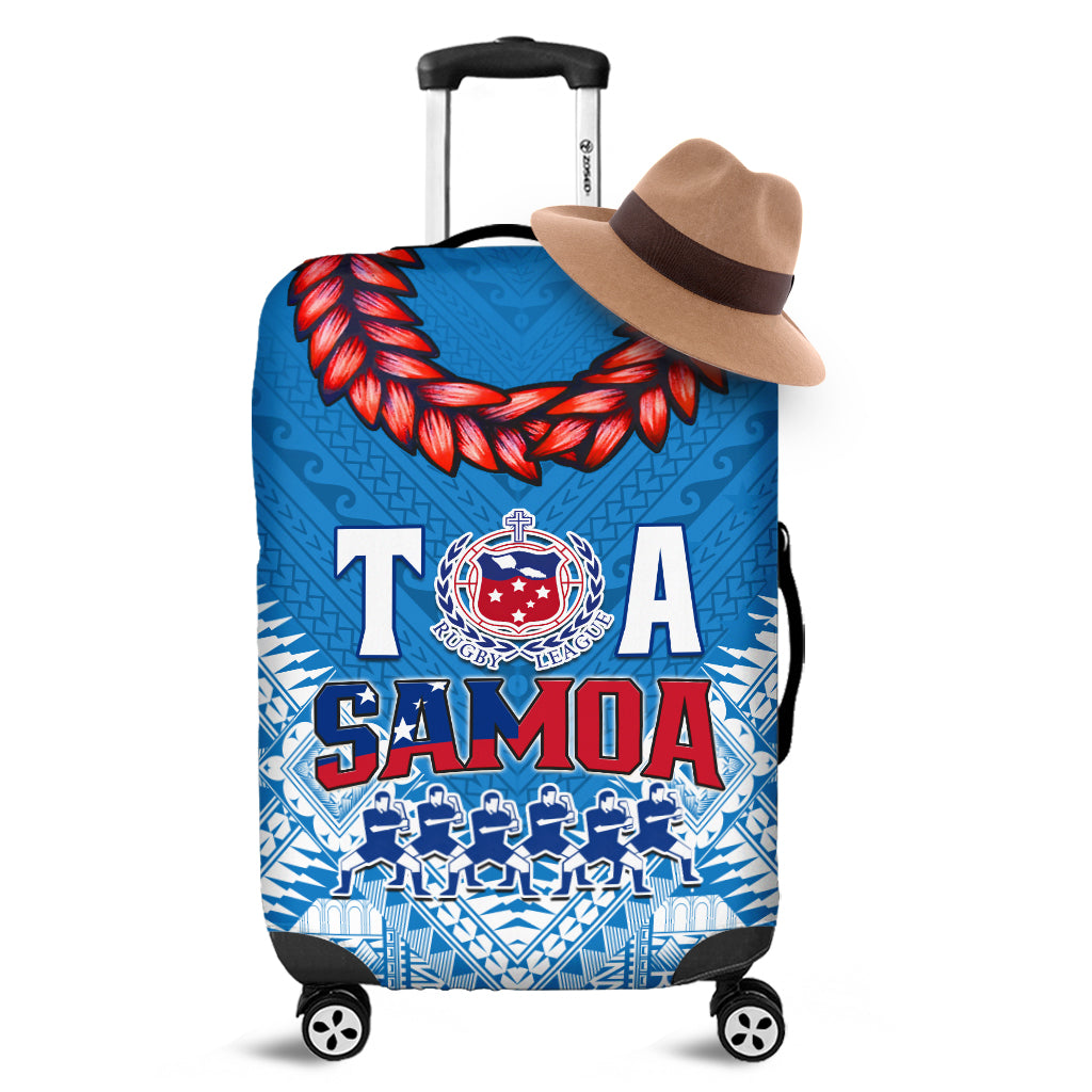 Toa Samoa Rugby Luggage Covers Manu Siva Tau Style Ulafala Ver.01 LT13 - Wonder Print Shop