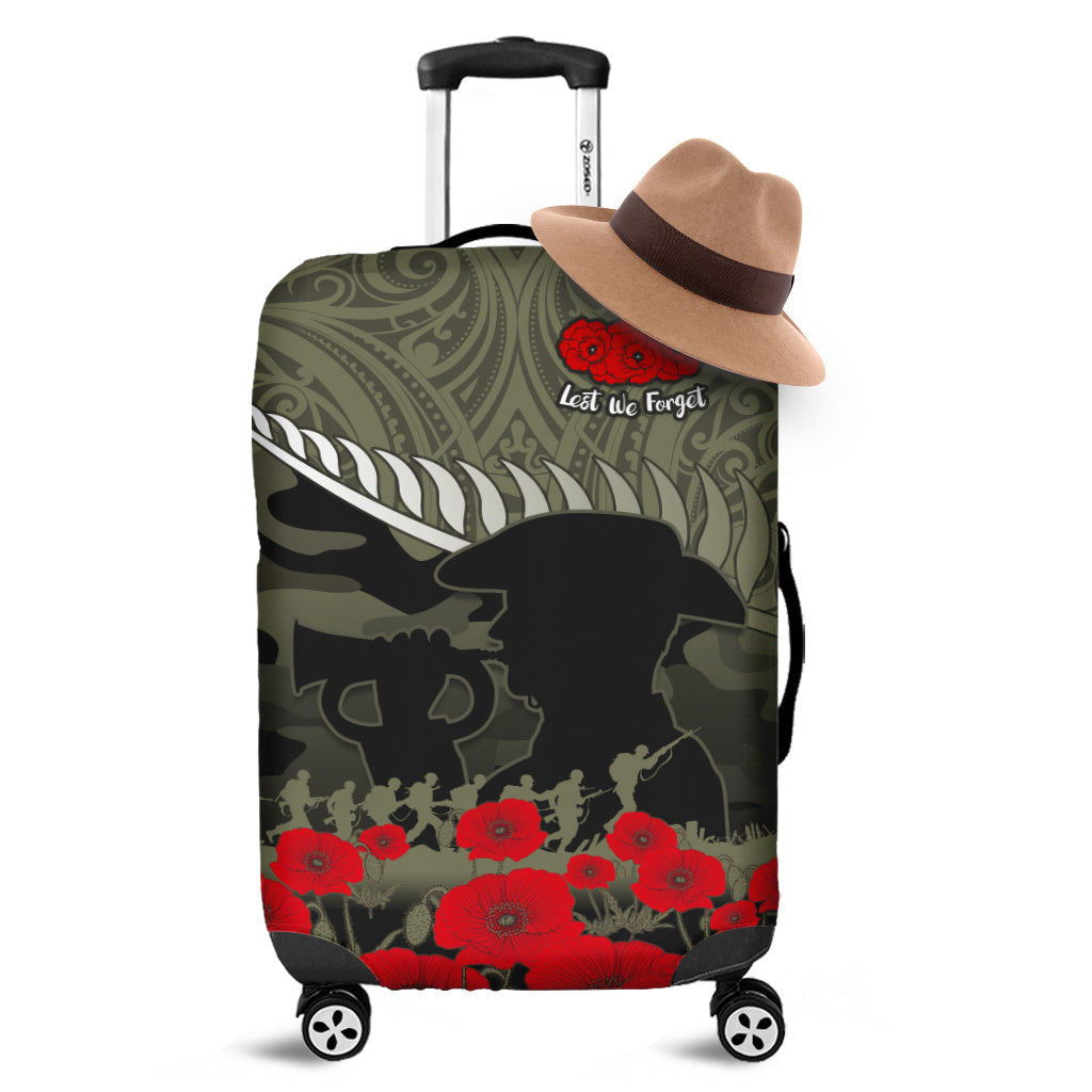 New Zealand ANZAC 2022 Luggage Covers Maori Camouflage - Wonder Print Shop