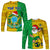 (Custom Personalised) Brazil Football Long Sleeve Shirt Christmas Santa Claus Selecao Champions LT13 - Wonder Print Shop