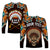 (Custom Personalised) The First Americans Long Sleeve Shirt Indian Headdress With Skull LT13 - Wonder Print Shop