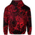 Custom Leo Zodiac Polynesian Hoodie Unique Style Red LT8 - Wonder Print Shop