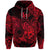 Custom Leo Zodiac Polynesian Hoodie Unique Style Red LT8 - Wonder Print Shop