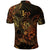 Leo Zodiac Polynesian Polo Shirt Unique Style Gold LT8 - Wonder Print Shop