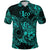 Custom Leo Zodiac Polynesian Polo Shirt Unique Style Turquoise LT8 - Wonder Print Shop