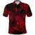 Custom Leo Zodiac Polynesian Polo Shirt Unique Style Red LT8 - Wonder Print Shop