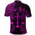 Custom Libra Zodiac Polynesian Polo Shirt Unique Style Pink LT8 - Wonder Print Shop