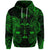 Custom Libra Zodiac Polynesian Zip Hoodie Unique Style Green LT8 - Wonder Print Shop