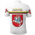 Lithuania Polo Shirt Coat Of Arms Lietuva Flag Style White LT8 - Wonder Print Shop