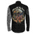 Wonder Print Clothing - Long Sleeve Button Shirt - The Raven Of Odin Tattoo Veteran Army - Wonder Print Shop