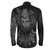 Viking Clothing Viking Odin Raven Tattoo Style Special Version Long Sleeve Button Shirt RLT12 - Wonder Print Shop