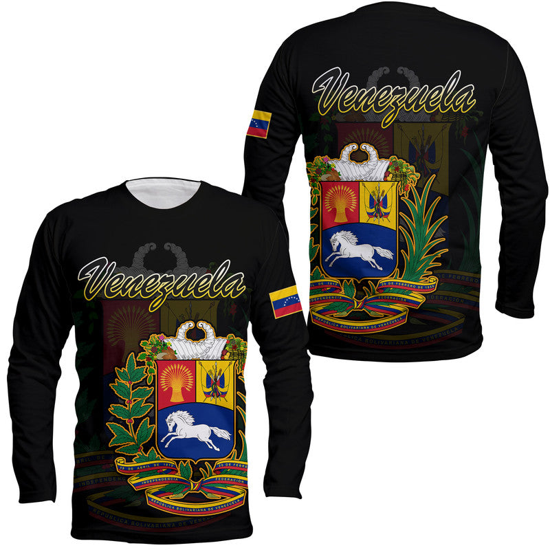 Venezuela Coat Of Arms Long Sleeve Shirt - Wonder Print Shop