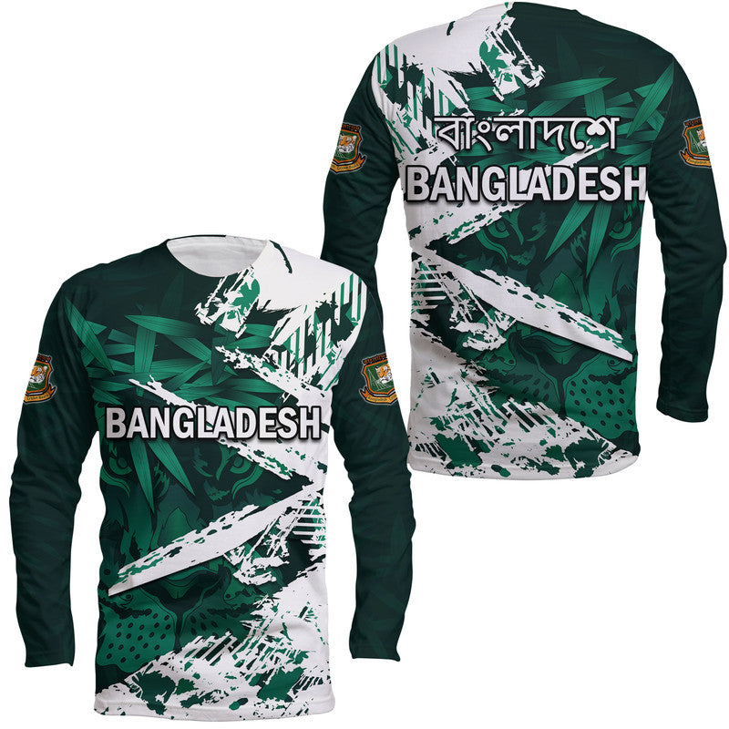 Bangladesh Cricket Team Long Sleeve Shirt Special Bangla Tigers - Wonder Print Shop