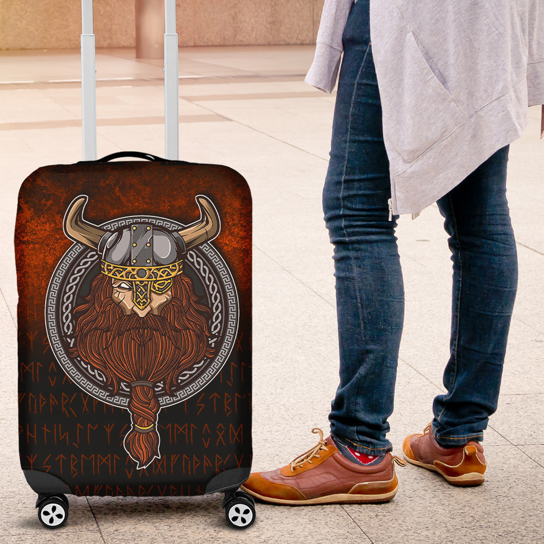 Viking Luggage Covers - Viking Warrior Odin Valhalla Luggage Covers RLT12 - Wonder Print Shop