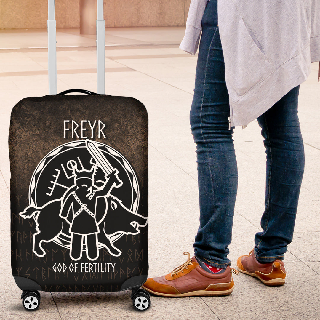 Wonder Print Shop Luggage Covers - Freyr God Of Fertility Luggage Covers RLT12 - Wonder Print Shop