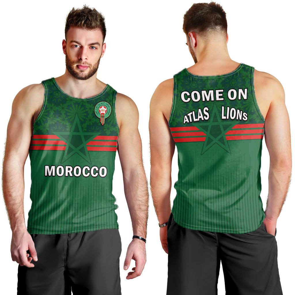 morocco-football-men-tank-top-world-cup-2022-green-moroccan-pattern