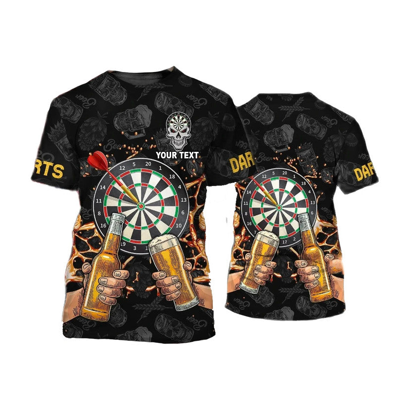 custom-personalised-darts-and-beer-t-shirt-skull-patterns-no2