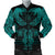 Viking Bomber Jacket Raven Of Odin Cyan RLT12 - Wonder Print Shop