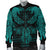 Viking Bomber Jacket Raven Of Odin Cyan RLT12 - Wonder Print Shop