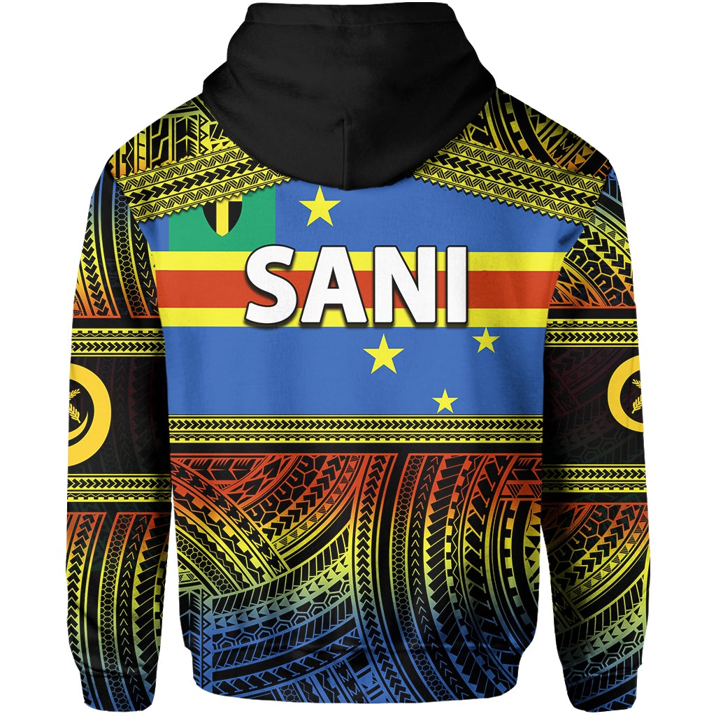 (Sani) Tafea Province Hoodie Of Vanuatu Polynesian Patterns LT6 - Wonder Print Shop