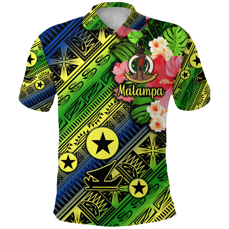 Custom Malampa Vanuatu Polo Shirt Independence Be Proud LT8 - Wonder Print Shop