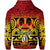 Custom Marquesas Islands Hoodie Marquesan Tattoo Simple Style Gradient Red LT8 - Wonder Print Shop